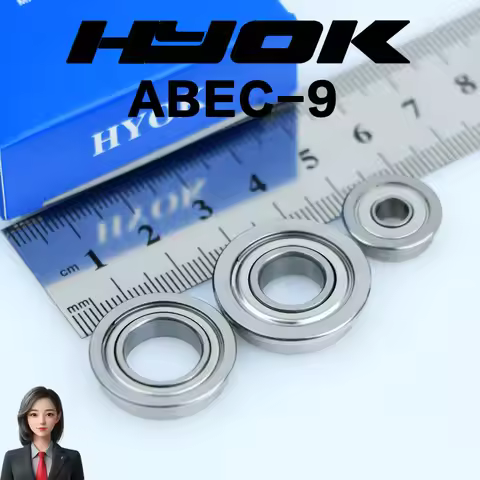 10pcs ABEC-9 FLANGE BEARING F6800 F62800 F63800 F6801 F6700 F6701 F6702 F634 F635 F6900 ZZ 2Z