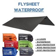 TENDA Flysheet 4x6 Meters Waterproof Tent Roof - Camping Tent Roof Flysheet 4x6