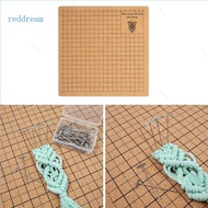 REDD Double Sided Board Kit Handy Project Reversible Board Reusable Braiding Mat Weaving Board Light