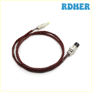 RDHER 1.2M GX16-2 Pin To 5.5*2.5MM Pure copper cable AC/DC Phono Amplifier Linear Power Supply Output Cable WRYUT
