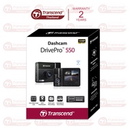 กล้องติดรถยนต์ Transcend DrivePro 550  ( Dual Lens) *Memory Card 128GB  Transcend -รับประกัน 2 ปี - 