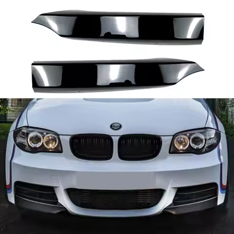 For BMW 1 Series E82 E88 2008-2013 M-Tech Front Lip Front Corner Exterior Car Sticker Modification