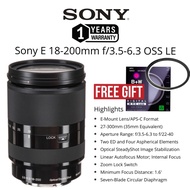 (NEW)SONY E 18-200MM F/3.5-6.3 OSS LE LENS (1 YEARS WARRANTY) WIDE ANGLE ZOOM LENS FOR SONY A6700/A6