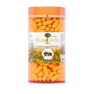 Natures King Royal Jelly เนเจอร์ คิง โรยัล เจลลี่ นมผึ้ง [365 Capsules - กระปุกใหญ่][นมผึ้งของแท้ มี