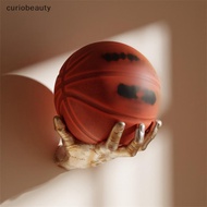 # curcur # Hand Shaped Wall Hanging Strong Hook Basketball Holder Wall Mounted Sports Ball Holder Di