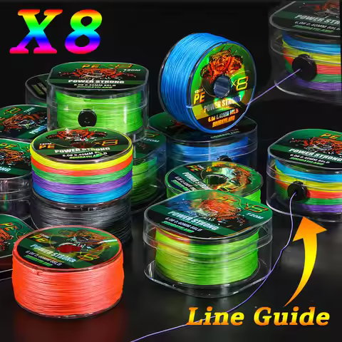 Sougayilang X8 Braided Fishing Line 120m Multifilament PE Line with Box Simple Winding The Line To F