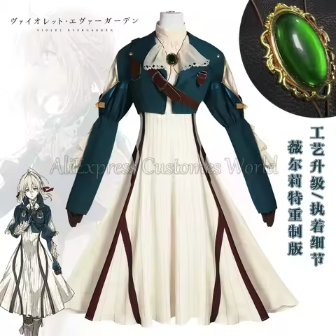 Anime Violet Evergarden Cosplay Costume Women Premium Version Dress Christmas Cosplay Violet Evergar