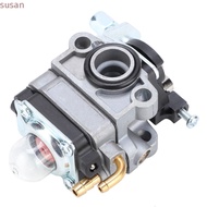 SUSANMY Grass Trimmer Carburetor, Compact Silver Brushcutter Carburetor, Easy to Install Metal Unive