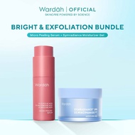 Bright & Exfoliate Bundle- Micro Peeling Serum + Symradiance Moisturizer Gel - Clear, Bright, & Acne