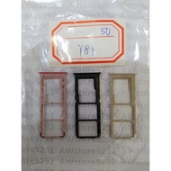 Simtray Sim Tray Tempat Dudukan Sim Card Lock Vivo Y81