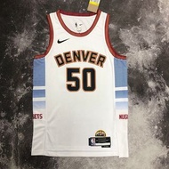 23賽季Denver Nuggets城市版NBA球衣#50 Gordon 男裝刺繡球服