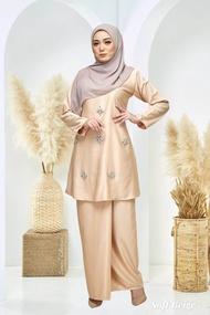 (S - 5XL) NUDE FD KURUNG DIAMOND PLUS SIZE SEDONDON NIKAH TUNANG BRIDESMAID KENDURI RAYA MURAH RIAU 