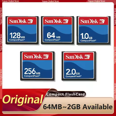 SanDisk Compact Flash 2GB CF Card Camera Memory Card 64MB 128MB 256MB 512MB for Industrial equipment