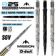 MISSION DART POINT - (SGV) R2.5 Rapid Dart Points Precision Points Replacement Steel Point