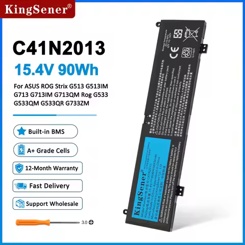 KingSener 90W C41N2013 C41N2013-1 Laptop Battery For ASUS ROG Strix G513 G513IM G713 G713IM G713QM R