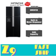 HITACHI R-W720P7M GBK 586L FRIDGE INVERTER 4 GLASS DOOR BIG FRENCH REFRIGERATOR RW720P7MGBK / RW720P