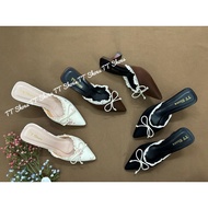 6cm high heels with pointed toe waxed leather TT Shoes 6pren