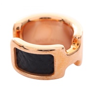 【二手】愛馬仕 Olympe PM GP（鍍金）女士皮革耳夾，全新未使用