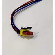 3pin Female Waterproof Electrical Connector Plug Wire Terminals Connector socket Wire Connector