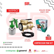 COMPRESSOR MINI SET / COMPRESOR KOMPRESOR CAT SPRAY GUN WIPRO 2KD 472