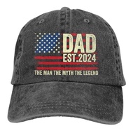 ZEA MOND Dad Est 2024 Hat Gifts for Dad Cap New Dad Gifts for Men Funny Old Man hat Lulu curved brim hat 6411