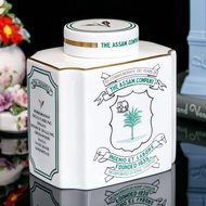 限量英國製Royal Worcester 1988阿薩姆150週年紀念茶葉罐 收藏罐