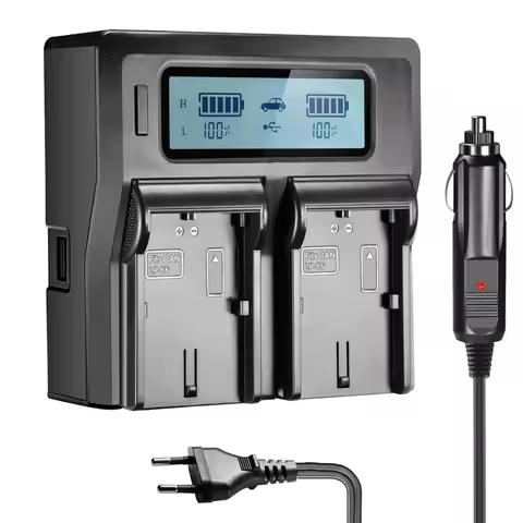 LP-E6N LP-E6P LPE6 LP-E6NH E6N Battery Fast Charger For Canon EOS 5DS R 5D Mark II 5D Mark III 6D 7D