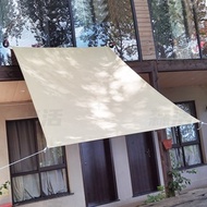 600D Thick Polyester Fabric Rainproof Waterproof Straight Edge Awning Khaki Sunshade Ultravioletproo