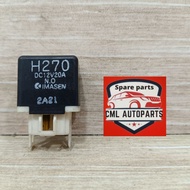 4-Prong Imasen Relay DC12 20A BlackVOLT H270
