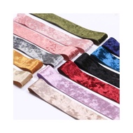 5 Yards Velvet Ribbon Premiumbeludru Width 3.8 cm, 1.5 inches Length 5 Yards 457cm