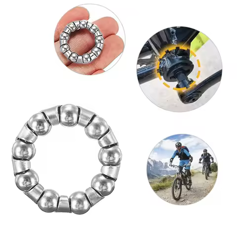 Replacement Bicycle Parts 9 Balls Bike Axle Cycling Bicycle Steel Ball Bike Ball Bearing Mountain Bi