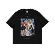 DAVID BECKHAM FIFA FOOTBALL RAP TEE | T-SHIRT OVERSIZE BLACK STYLE Y2K VINTAGE BOOTLEG GRUNGE | MEN 