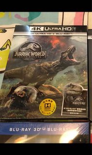 Jurassic world 侏羅紀世界 - fallen kingdom 迷失國度 4k blu ray 藍光 鐵盒版
