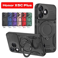 For Honor X5C Plus X5CPlus 2026 Phone Case 360 ° Ring Casing HonorX5CPlus HonorX5C Holder Armor Shoc