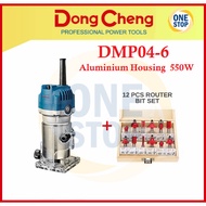 DONGCHENG DMP04-6 / DMP03-6 Router Trimmer Wood + 12Pcs Router Bit Set / Mesin Trimmer Kayu makita s