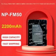 KiKiss Battery For Sony FM30 FM51 QM51D QM50 A100 DSC-F707 F717 F828 S30 S50 S70 S75 S85,NP-FM50,220