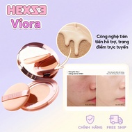 HEXZE Thin, light, long-lasting cushion foundation Brightens natural skin tone (Replacement core inc