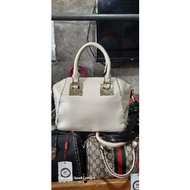 DUSTO HAND BAG LIGHT KHAKI BROWN