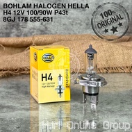 HELLA H4 P43T 12V 100/ 90W ORIGINAL HALOGEN LAMP BULB H4 Halogen Bulb H4 Bulb
