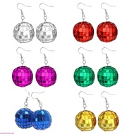 sweety Mirror  Disco  Earrings Disco 60 s 70 s  Earrings Costume Accessory