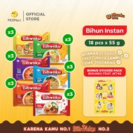 Paket Bihunku x JKT48 Mix Variants (18 PCS) + FREE Sticker Pack JKT48