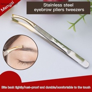 Eyebrow Tweezers Stainless Steel Professional Trimmer Face Hair Removal Eyelash Clip Slanted Puller 
