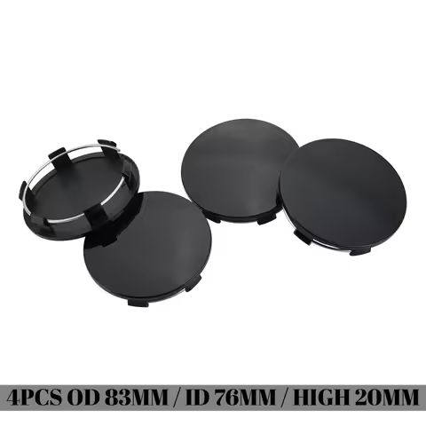 4pcs Blank wheel caps 83mm/3.27 inch (clip 76mm) no logo base wheel center cap wheel cover cap hubca