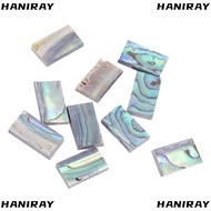 HANIRAY ​10Pcs Abalone Shell Inlay​, ​Colorful ​Guitar Fretboard Decoratio ​Guitar Inlay Material​, 