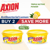KZLU Buy 2 Save More Axion the Grease Stripper Triple Active Power Antibacterial Lemon Dishwashing P
