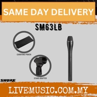 Shure SM63LB Dynamic Microphone with Extended Handle - Black ( SM63-LB / SM63 LB )