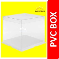 PVC SQUARE CAKE BOX 6 INCH