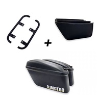 QJMOTO SRV250 refit Plastic Side box high strength PP Side Raincoat glove tool case Accessories