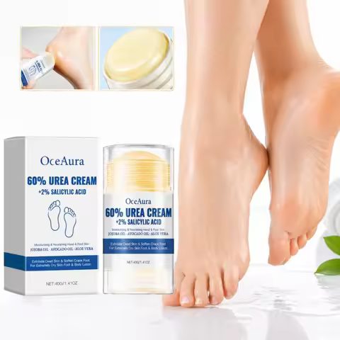 60% Urea Foot Care Cream Stick Moisturizing & Exfoliating Cracked Heel Repair Deep Hydration Smooth 