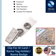 Strap Clip for ID Card / Name Tag Holder / Name Badge | Lanyard Clip Metal Clip ID Holder Clip